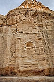 Petra - the Siq, sacred betyls representations 